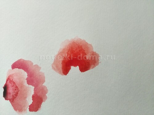 Скетч акварелью «Маки» Скетч акварелью «Маки»