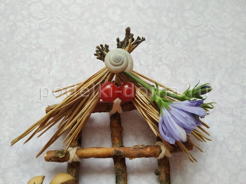 Домик и окошко — поделки из веточек Домик и окошко — поделки из веточек