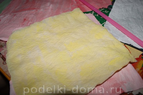 Цветы из бумажных полотенец Цветы из бумажных полотенец