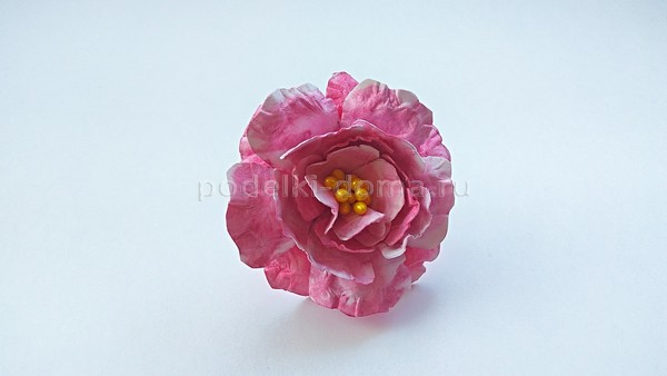 Бумажные цветы — 3 варианта Бумажные цветы — 3 варианта