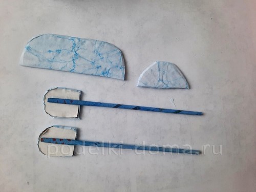 Лодочка-конфетница из бумажной лозы