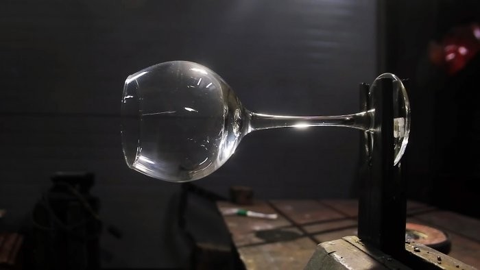 Как намотать гвоздь на ножку бокала