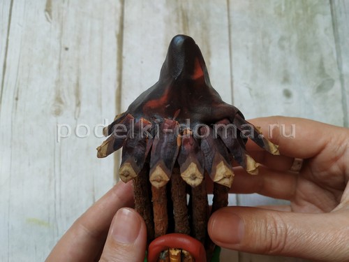 Домик и окошко — поделки из веточек Домик и окошко — поделки из веточек