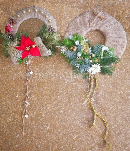 Венок из еловых веток