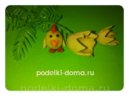 Поделки на Пасху из пластилина