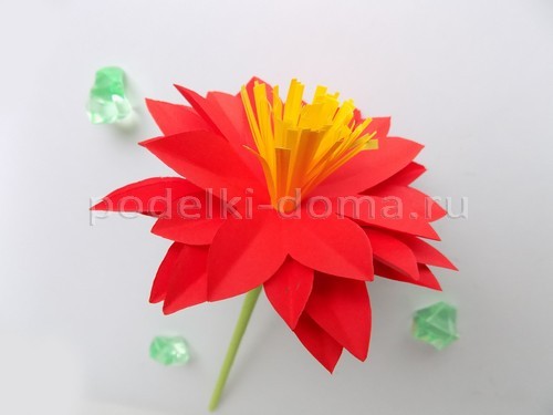 Бумажные цветы — 3 варианта Бумажные цветы — 3 варианта