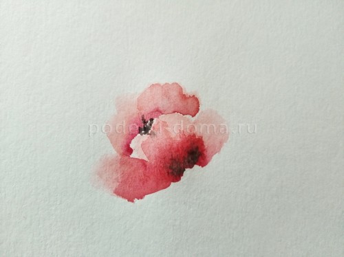 Скетч акварелью «Маки» Скетч акварелью «Маки»