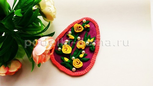 Поделки на Пасху из пластилина