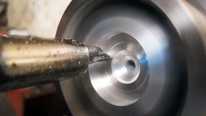 Как сделать куб в кубе на токарном станке