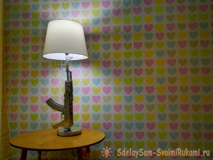 Как сделать светильник АК-47 Как сделать светильник АК-47