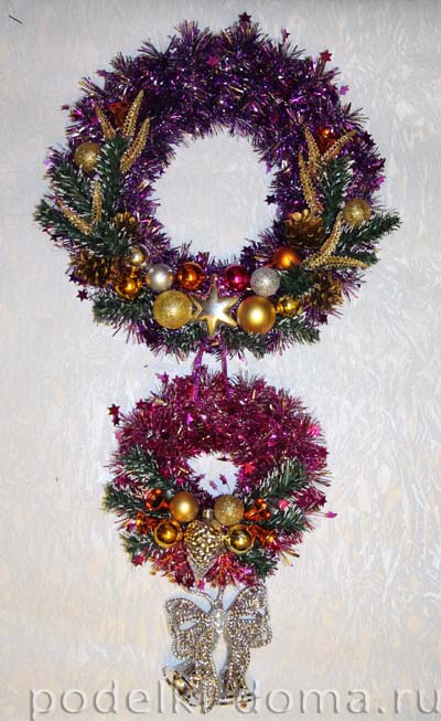 Венок из еловых веток