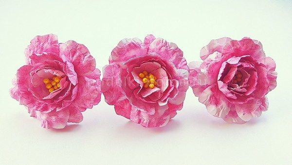 Бумажные цветы — 3 варианта Бумажные цветы — 3 варианта