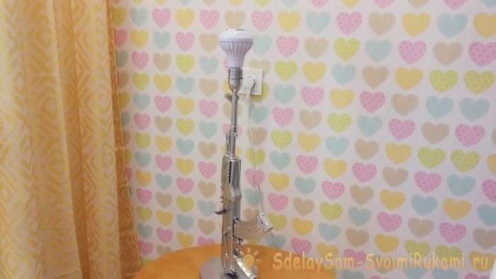 Как сделать светильник АК-47 Как сделать светильник АК-47