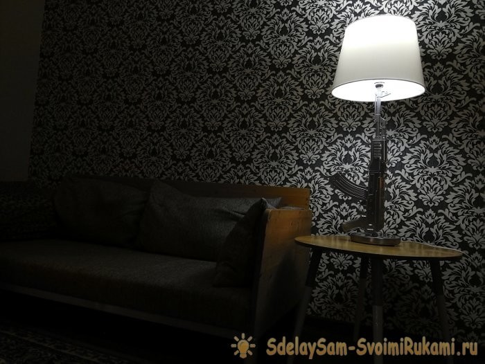 Как сделать светильник АК-47 Как сделать светильник АК-47