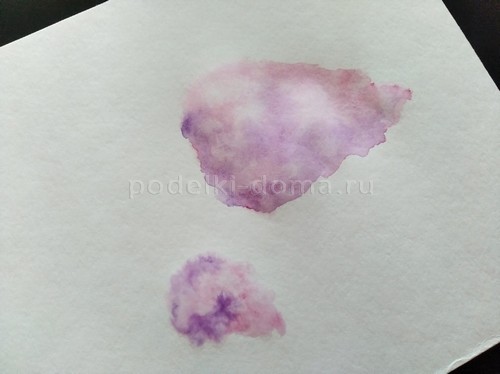 Скетч «Сирень» акварелью