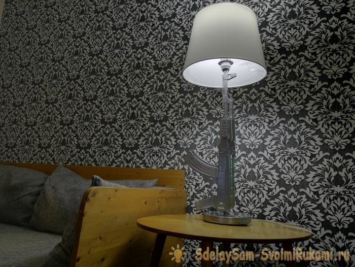 Как сделать светильник АК-47 Как сделать светильник АК-47