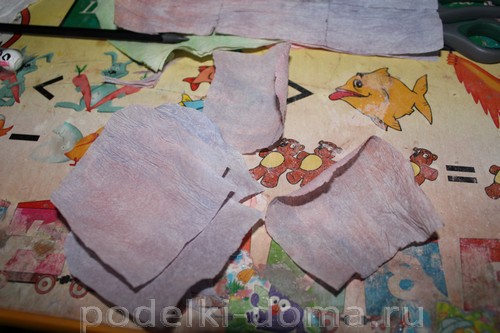 Цветы из бумажных полотенец Цветы из бумажных полотенец