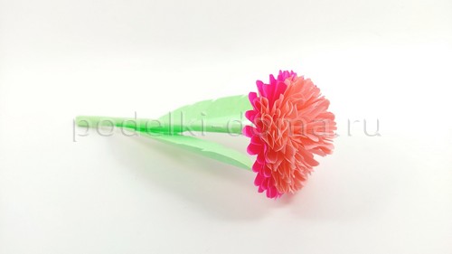 Цветы астры из бумаги Цветы астры из бумаги