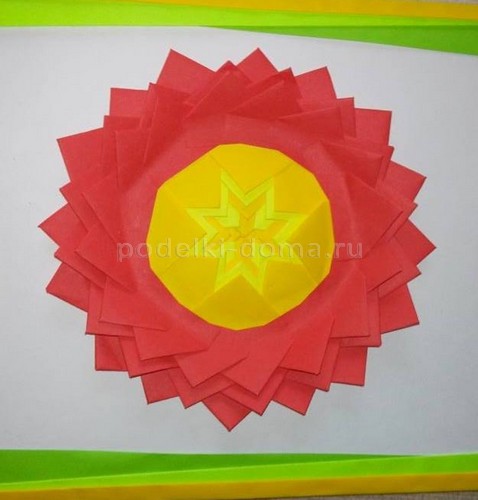 Аппликация в технике «Артишок» Аппликация в технике «Артишок»