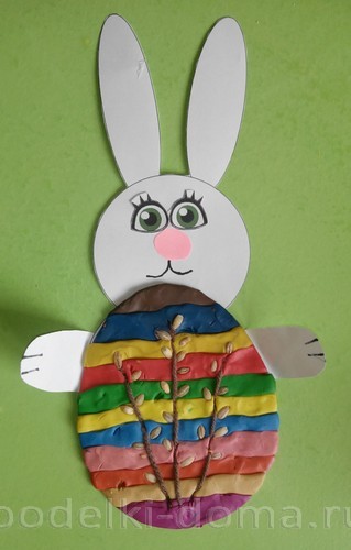 Поделки на Пасху из пластилина