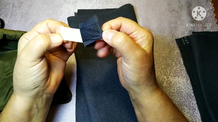 Как починить разрыв на куртке за пару минуты без иголки и ниток