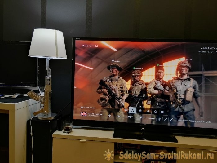 Как сделать светильник АК-47 Как сделать светильник АК-47