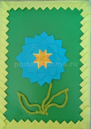 Аппликация в технике «Артишок» Аппликация в технике «Артишок»