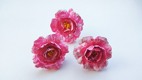 Бумажные цветы — 3 варианта Бумажные цветы — 3 варианта