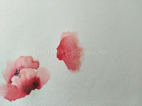 Скетч акварелью «Маки» Скетч акварелью «Маки»