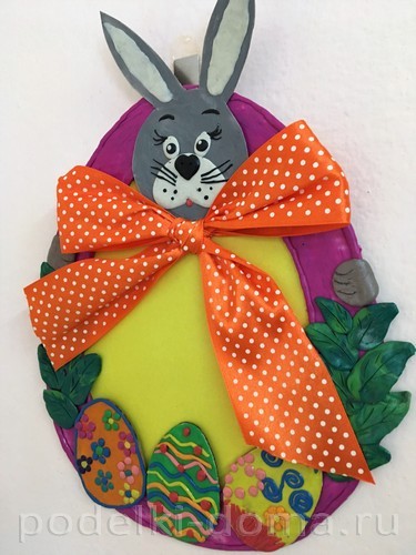 Поделки на Пасху из пластилина