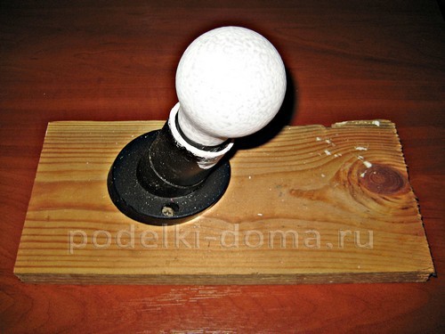 Игрушка на ёлку «Заяц» из лампочки Игрушка на ёлку «Заяц» из лампочки