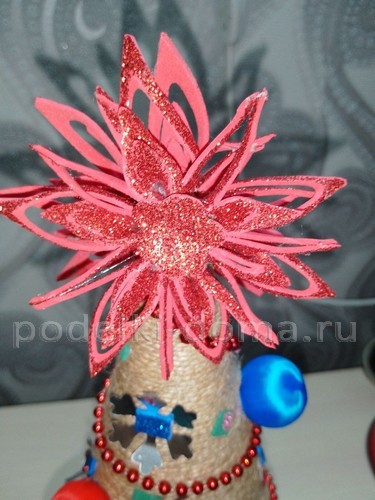 Эко-ёлка — поделка из подручного материала Эко-ёлка — поделка из подручного материала