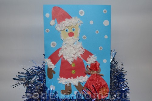 Новогодняя открытка «Окошко»