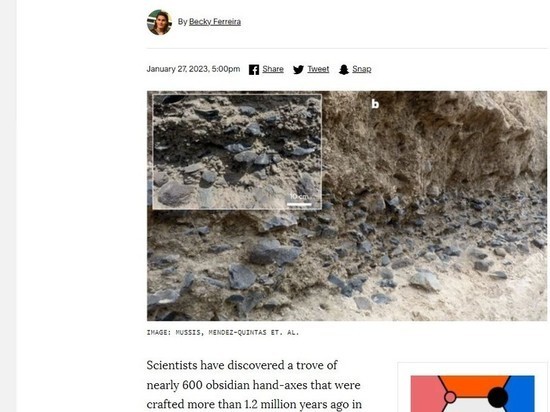 В Эфиопии нашли 600 топоров, изготовленные неизвестными предками человека