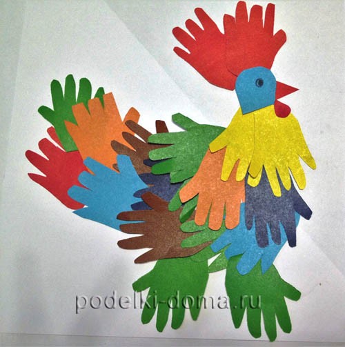 Аппликация из бумаги и пластилина «Модная сорока» Аппликация из бумаги и пластилина «Модная сорока»