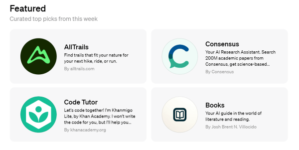 OpenAI открыла магазин чат-ботов GPT Store