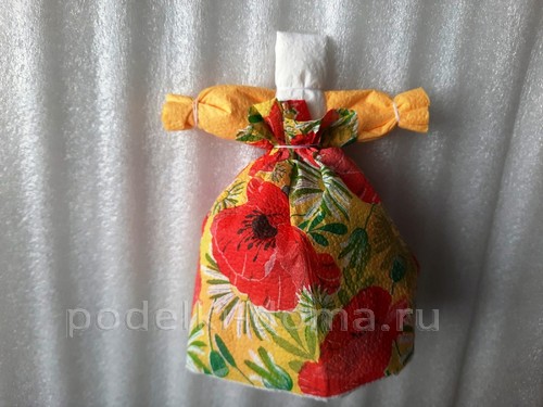 Куклы из бумажных салфеток