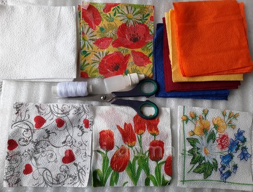 Куклы из бумажных салфеток