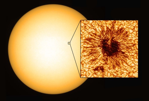 Откуда и почему на солнце появляются темные пятна