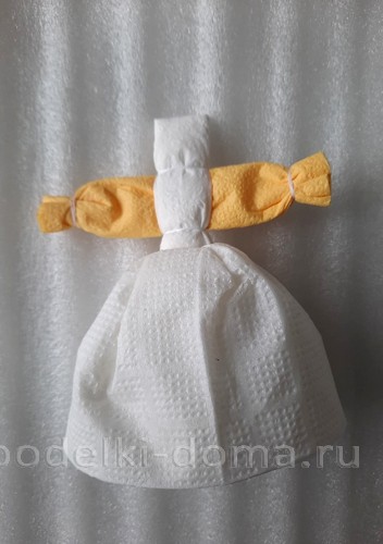 Куклы из бумажных салфеток